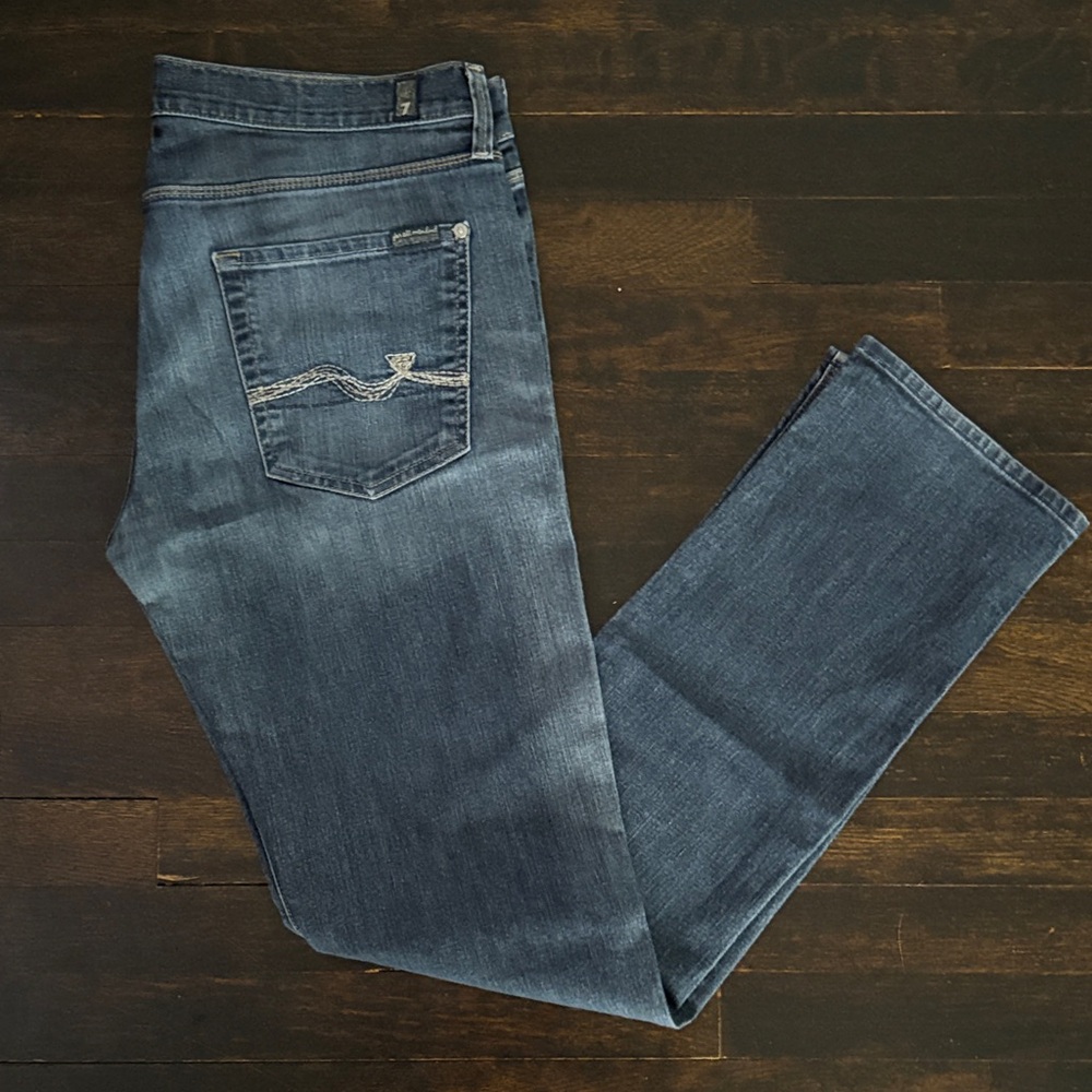 7 For All Mankind Slimmy Dark Blue Jeans